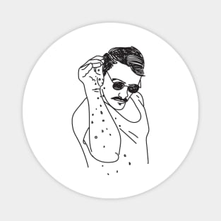 Salt Bae Meme Art Magnet